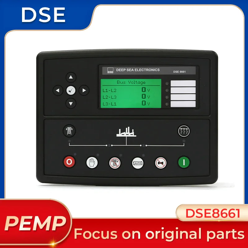 DSE8661 Original Deep Sea Generator Controller DSE 8661 Two-Part Auto Transfer Switch & Mains (Utility) Control Module