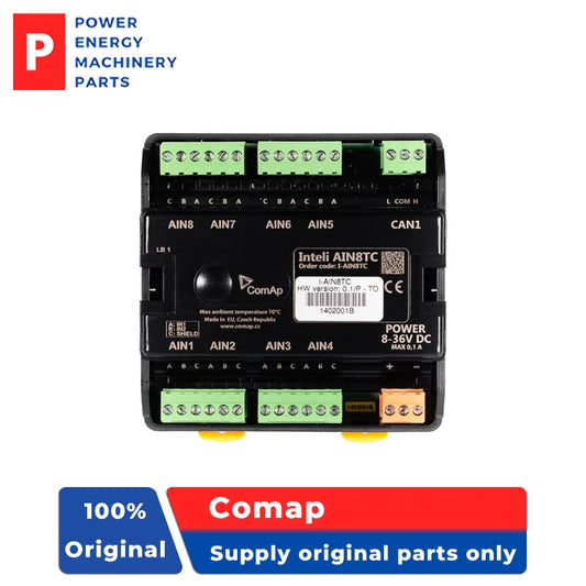 Original Inteli AIN8TC Binary Input/Output Module INTELI AIN8TC (I-AIN8TC) Generator Control Module