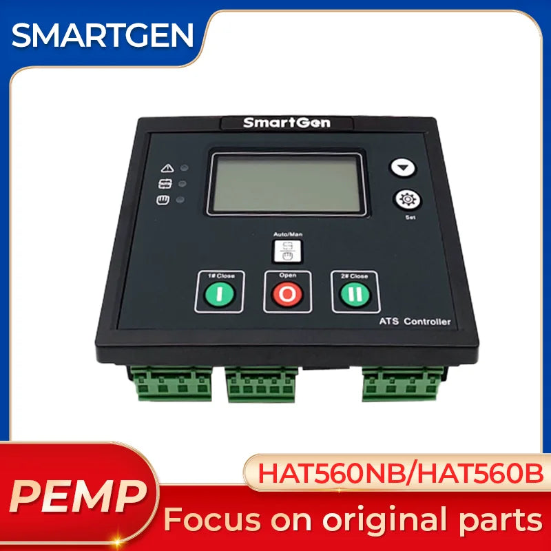 HAT560NB HAT560B แผงควบคุมสวิตช์ถ่ายโอนอัตโนมัติอัจฉริยะแบบ Dual Power ของ SmartGen ตัวควบคุมเครื่องกำเนิดไฟฟ้า ATS