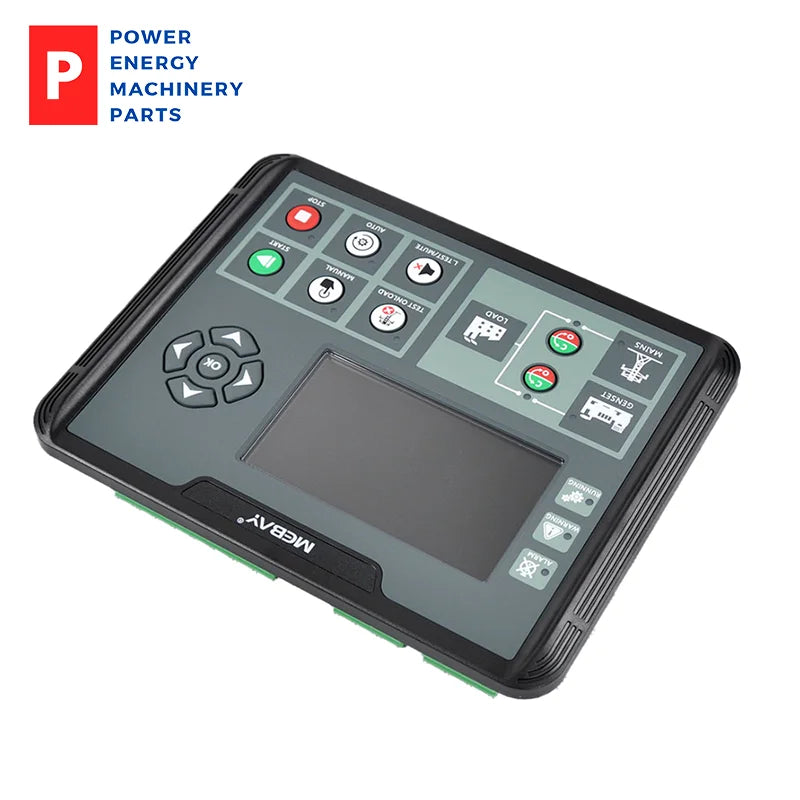 DC72D MK2 Original Mebay Generator Controller LCD Display Self-starting Control Board Diesel Genset Spare Parts