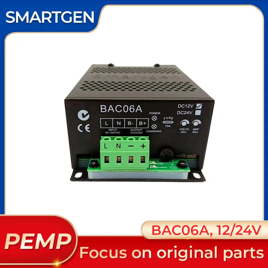 Original BAC06A 12V 24V Diesel Generator Set Battery Intelligent Charger Switching switchingwith Floating Charge