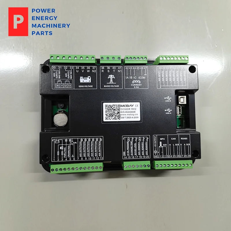 Genset Mebay Original DC92DR Controller Panel Board Generator Auto Start Control Unit Module