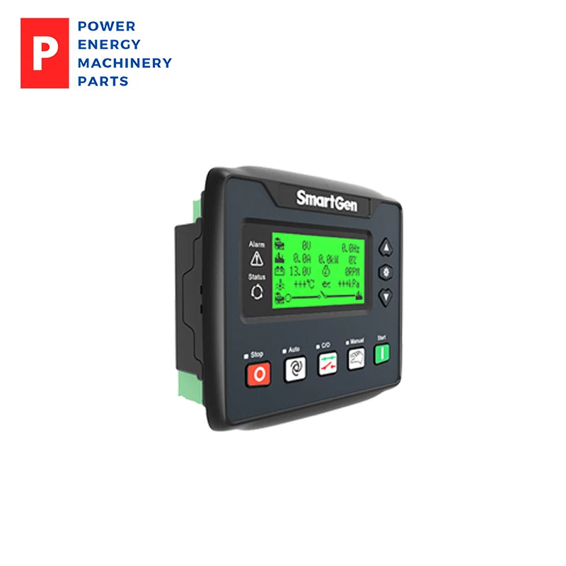 แผงควบคุมสัญญาณรีโมทควบคุมเครื่องกำเนิดไฟฟ้าสตาร์ทเองแท้ HGM410N พร้อมจอ LCD