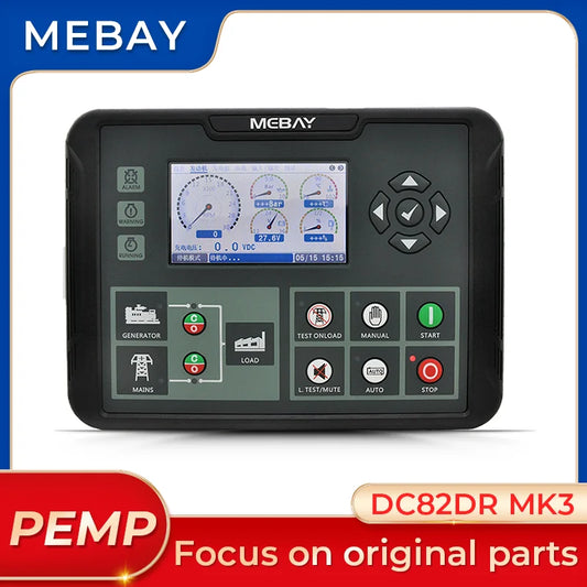 Mebay Original Generator Controller DC82DR MK3 Diesel Gasoline Generator Set Parameter Monitoring Control Board