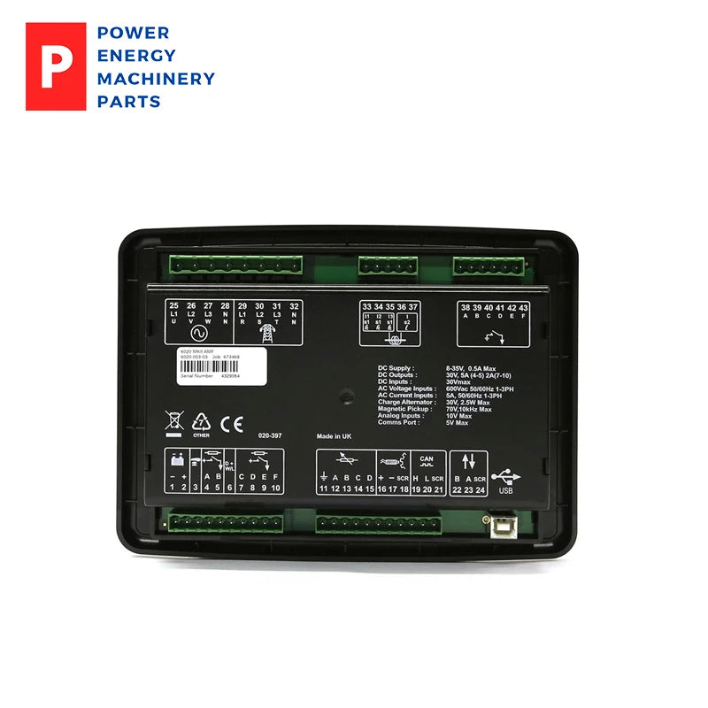 Genuine AMF Diesel Generator Controller DSE6020MKII Auto Mains (Utility) Failure Control Module Deep Sea DSE6020 MKII