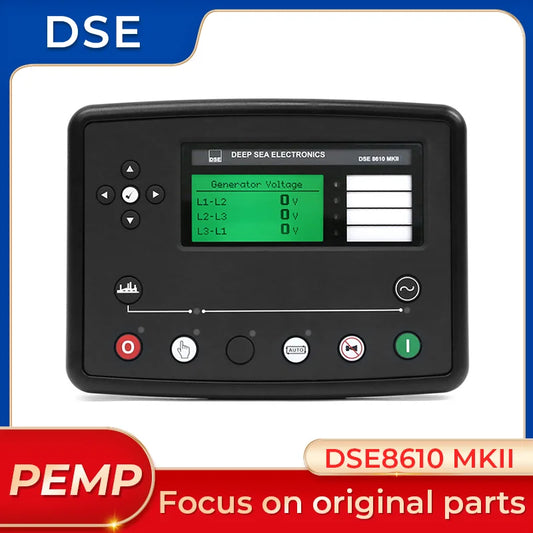 Genuine DSE8610 MKII Diesel Generator Synchronization Control Panel Auto Start Load Sharing Controller Module  Deepsea 8610