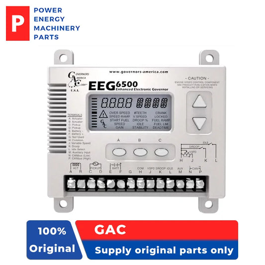 Original EEG6500 Enhanced Electronic Controller Diese Generator Electronic Speed Governor