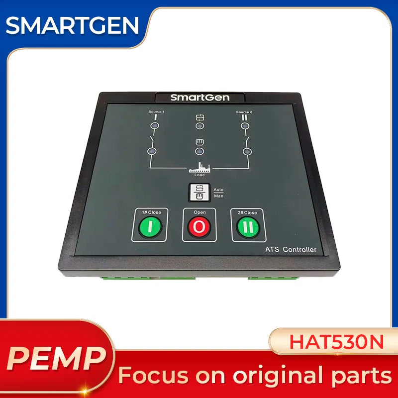 โมดูลควบคุมสวิตช์ถ่ายโอนอัตโนมัติสำหรับควบคุมเครื่องกำเนิดไฟฟ้า Smartgen ATS HAT530N ดั้งเดิม