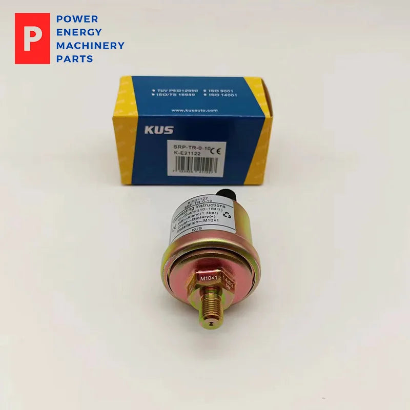 Sensor de presión de aceite original KUS K-E21122 KE21122 con alarma de 1,4 bar