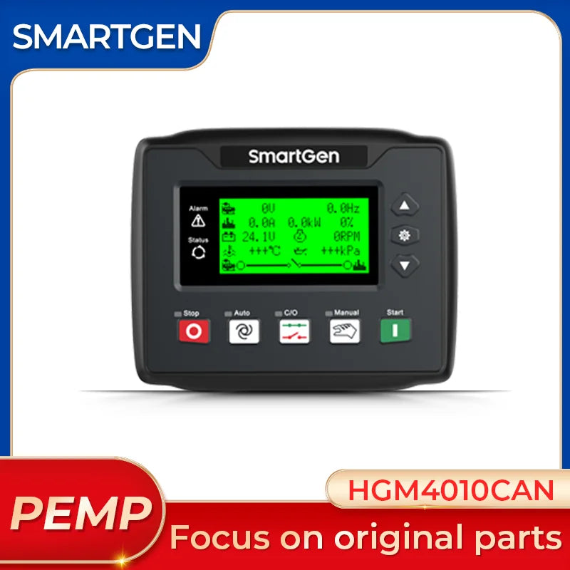 แผงควบคุมโมดูลควบคุมเครื่องกำเนิดไฟฟ้า HGM4010CAN ตัวควบคุมสัญญาณรีโมทสตาร์ท HGM4010 CAN ดั้งเดิม