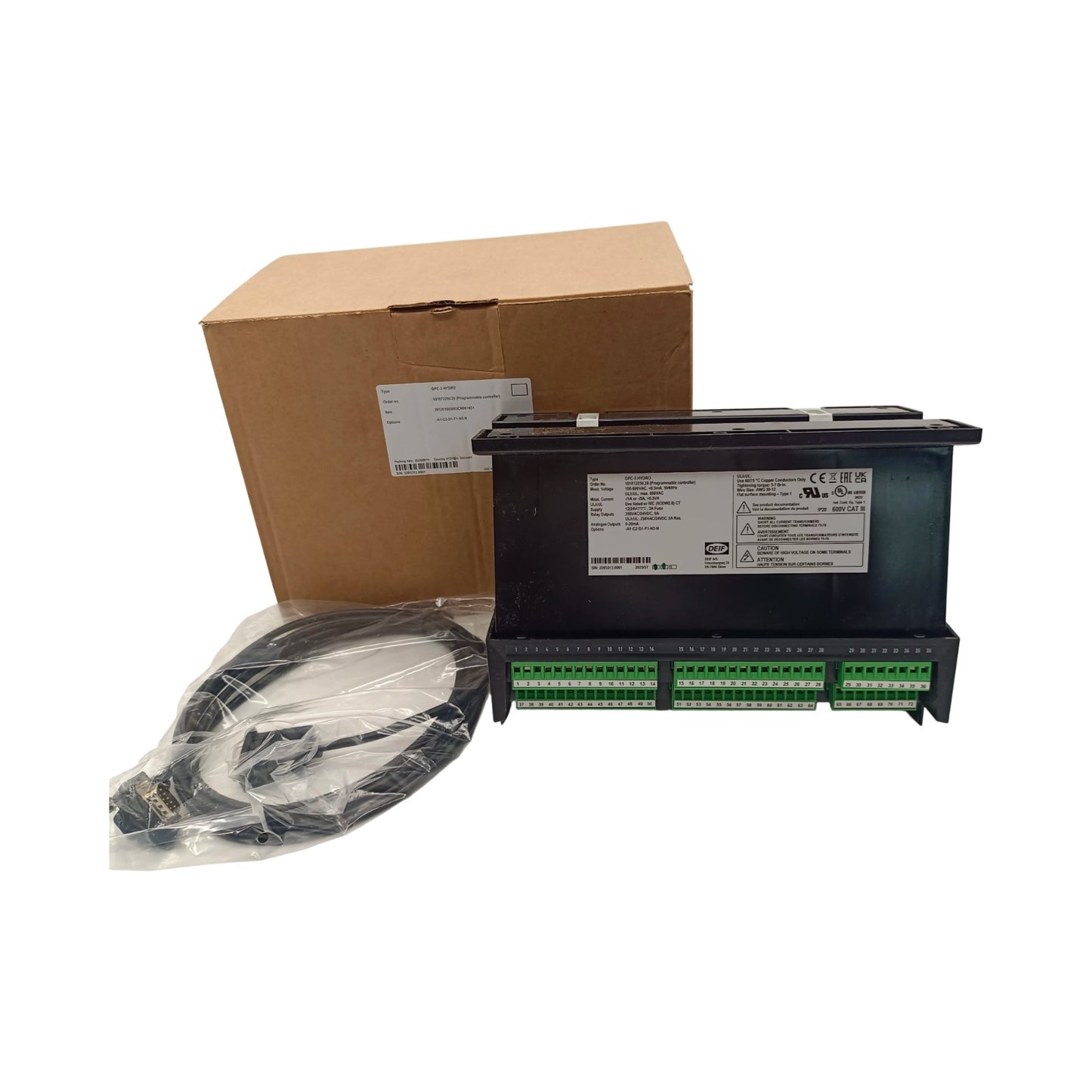 GPC-3  Original DEIF Generator Paralleling Controller for power plant options diesel generator controller