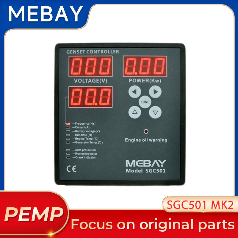 Original Mebay SGC501 MK2 Multi-Function Generator Meter & Auto Start Controller LED Display