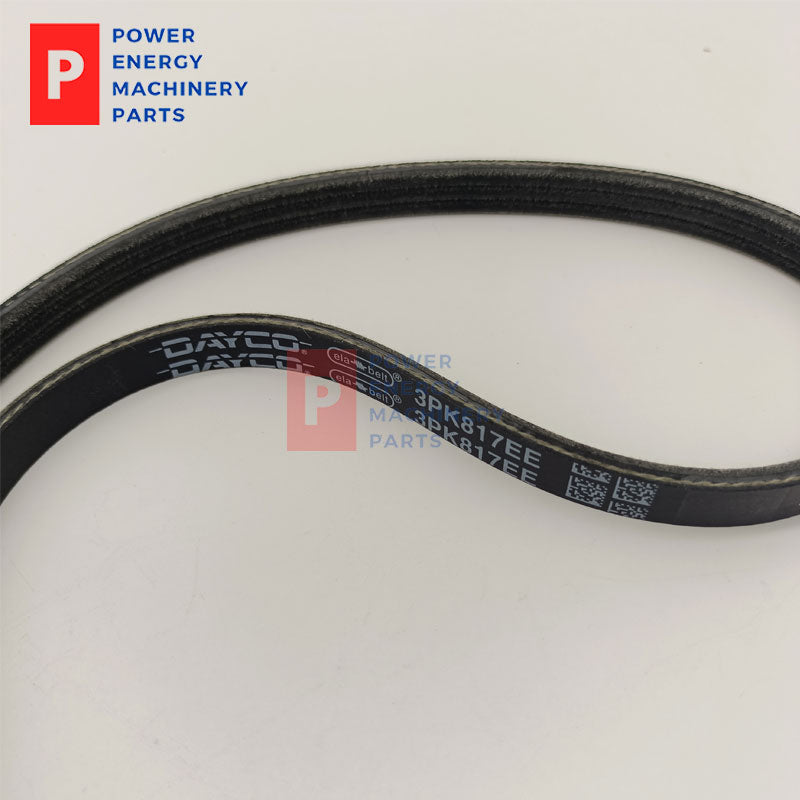 Original DAYCO 3PK817EE Stretch Poly-V Belt 3 Ribs 817mm For AC Compressor Tensioner-Free Drive
