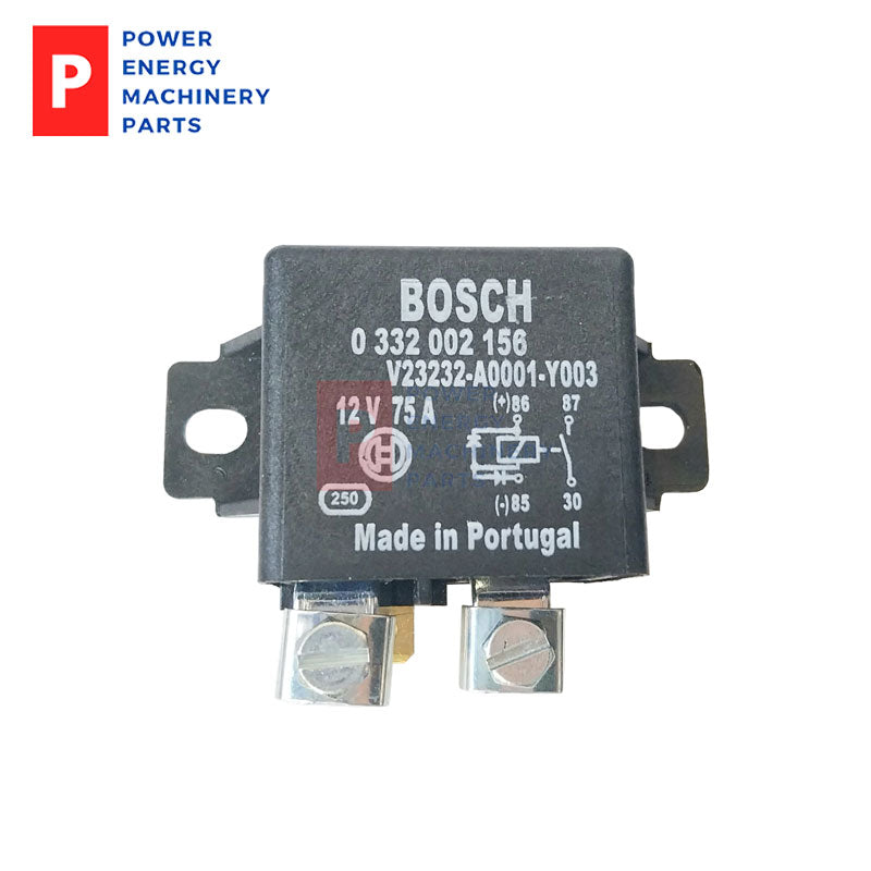 Original Bosch 0332002156 Heavy Duty Power Relay 12V DC 75A SPST Normally Open 4 Terminal