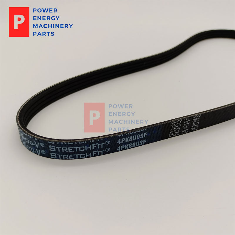 Original Gates 4PK890SF Micro-V Stretch Serpentine Belt 4 Ribs 890mm Fit For Ford Focus ST Kuga 2.0