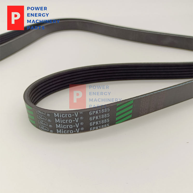 Original Gates 6PK1885 Micro-V Serpentine Belt 6 Ribs 1885mm Fits For Passenger Car Engine Accessory Drive