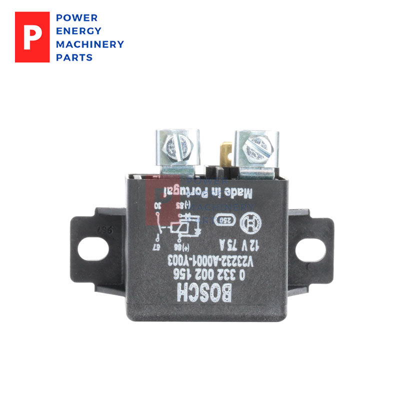 Original Bosch 0332002156 Heavy Duty Power Relay 12V DC 75A SPST Normally Open 4 Terminal