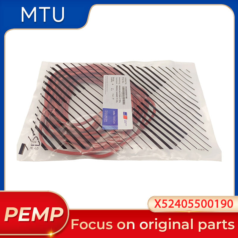Original MTU X52405500190 FKM Viton O Ring Seal 8 PCS Fits MTU Diesel Engine Genset Marine Overhaul Spare Part