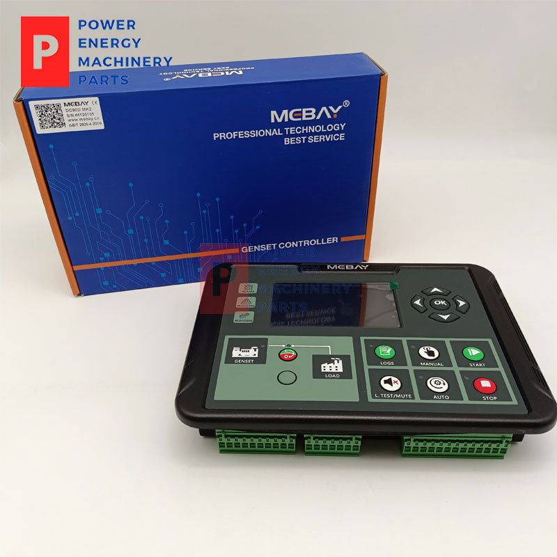 Original Mebay DC90D MK2 AMF Generator Controller 4.3" TFT LCD Auto Mains Failure Diesel Control Panel