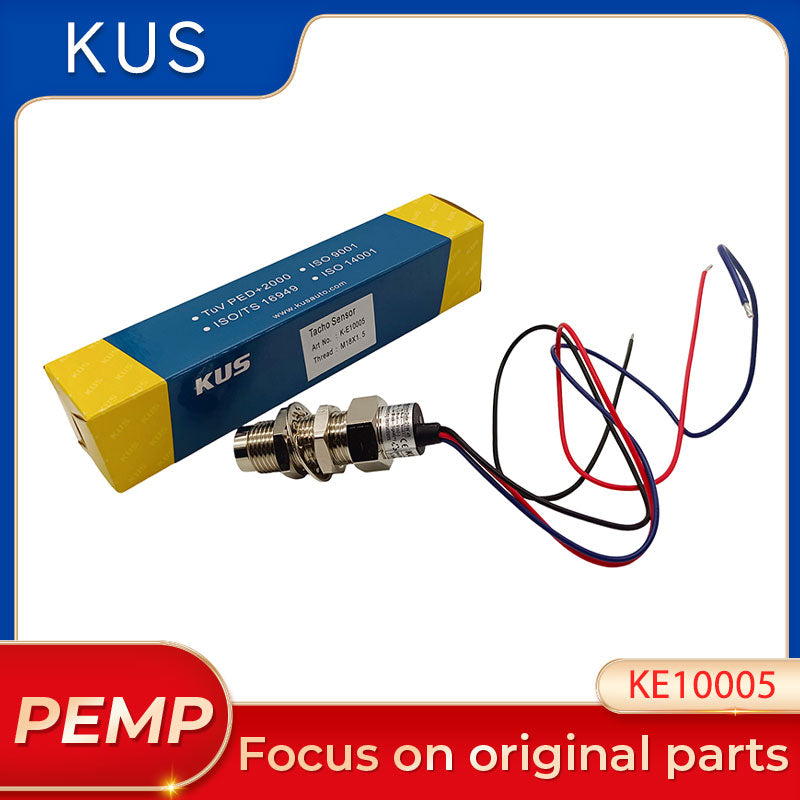 Original KUS KE10005 Three-Wire Holzer Tacho Sensor Thread M18x1.5 Active Pulse RPM Probe