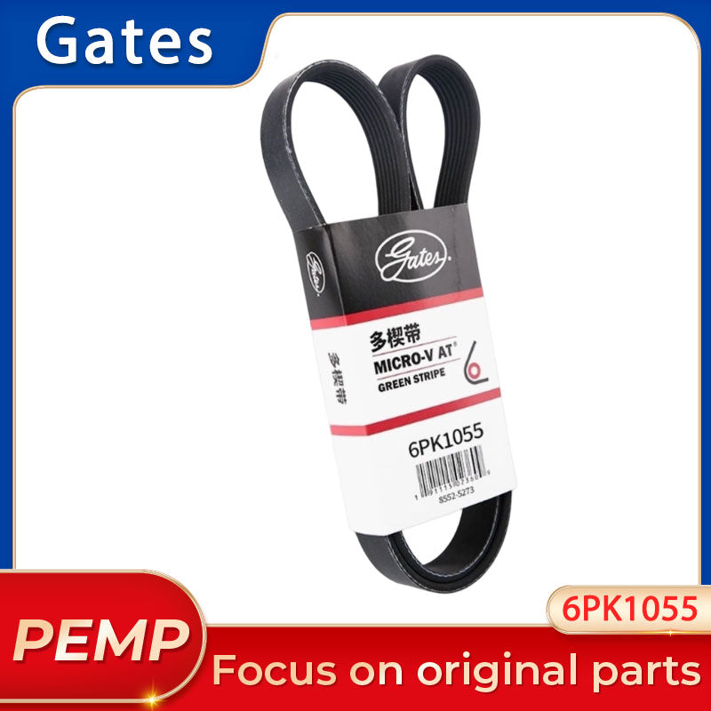 Genuine 6PK1055 Gates Belt C3XR Peugeot 2008 Elysee 301Alternator Belt